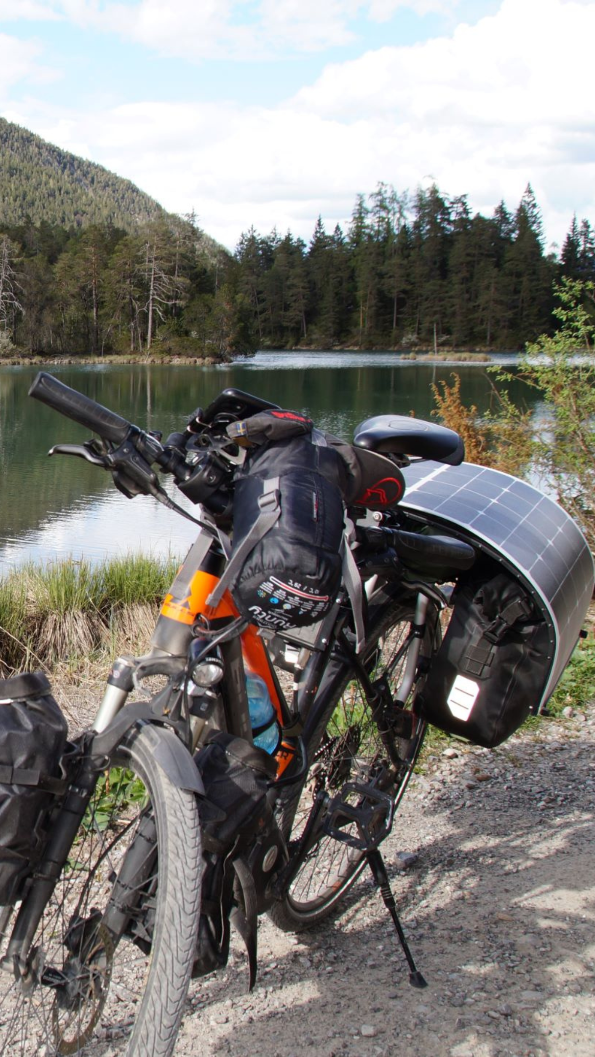 E-Bike mit Solarenergie laden während der Fahrt - Solarride