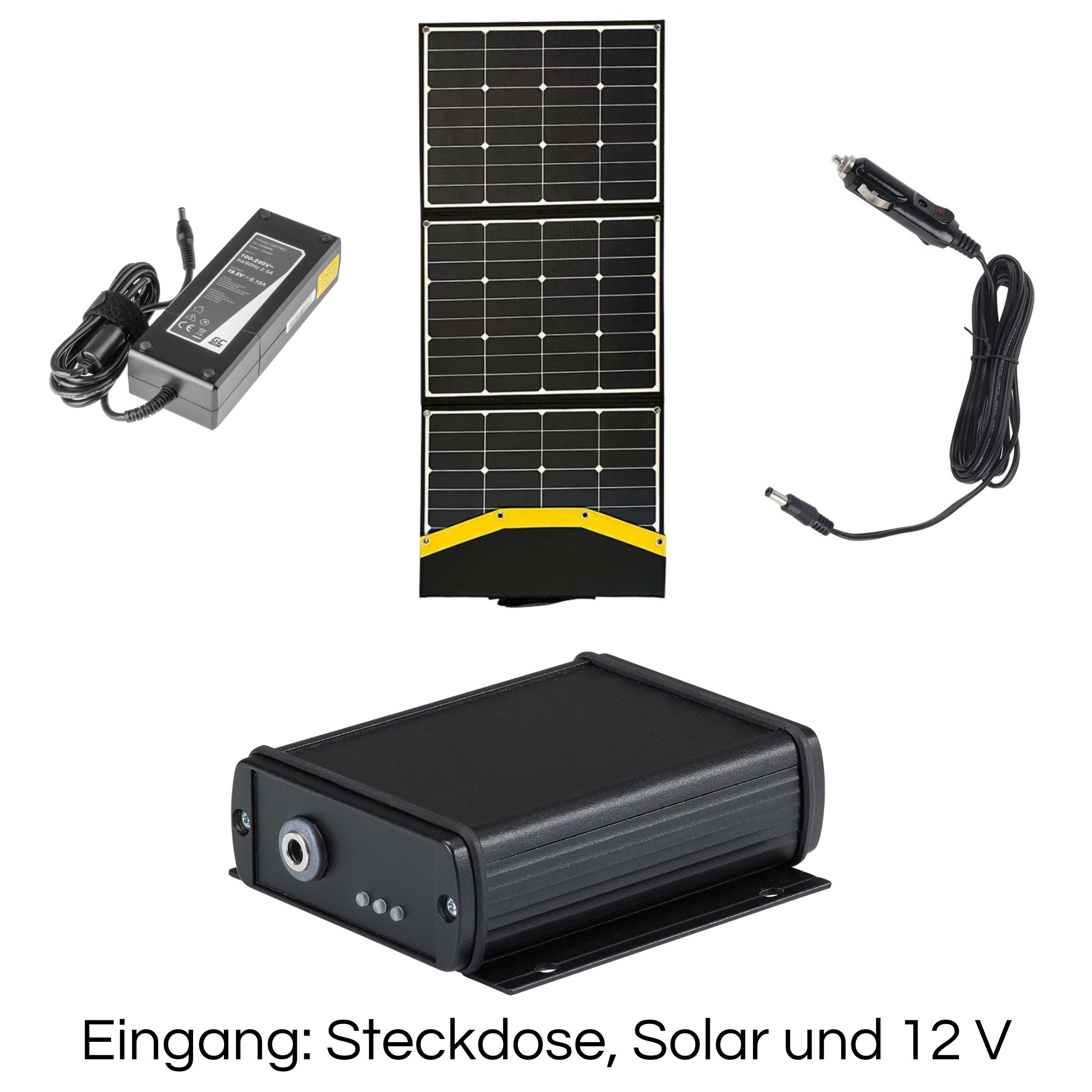 Solar und 12 V E-Bike Ladegerät SunLight